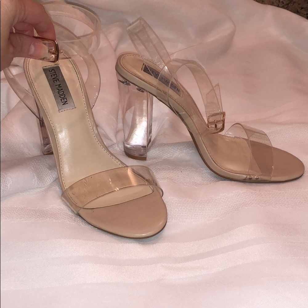 Steve Madden Clear heels